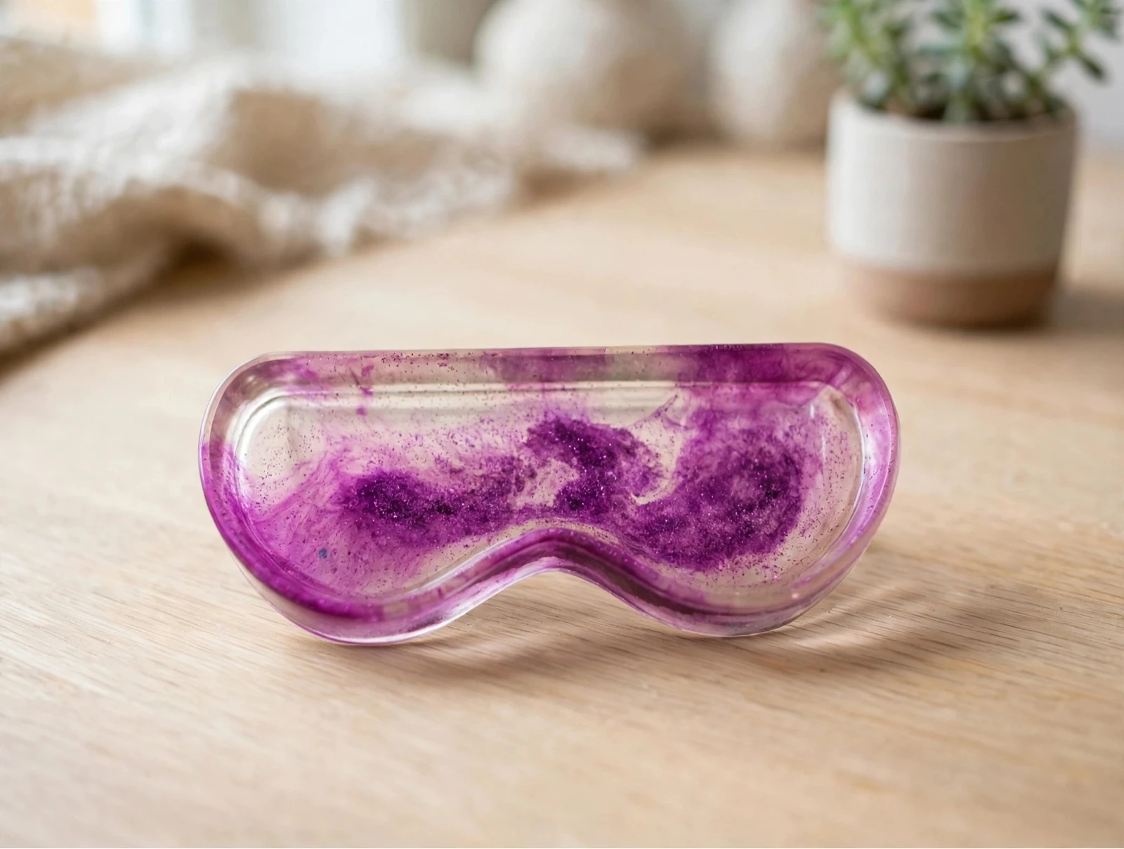 Support lunette rose 